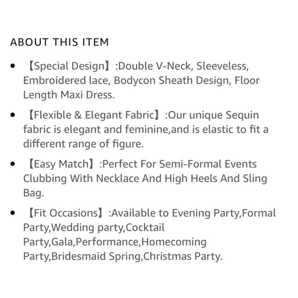 New✨ Elegant Emerald Green Sequin Mermaid Style Formal Evening Dress - Picture 6 of 6